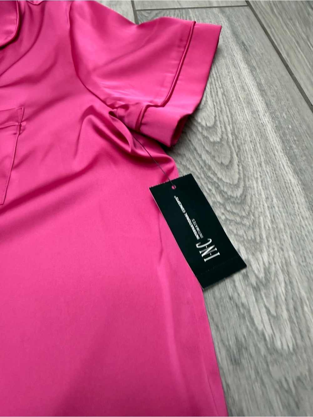 I.N.C. Women's Short PJ Set in Hot Pink Size Large - Picture 7 of 13